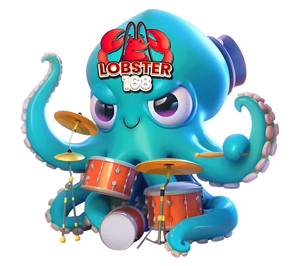LOBSTER168 สล็อตปลาหมึกนักดนตรี ลุ้นแจ็คพอตโบนัสใหญ่